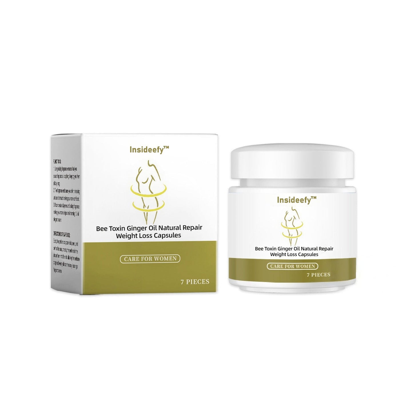 ✨ NEW UPGRADE 🐝 Bee Toxin Ginger Oil Natural Repair Weight Loss Capsules