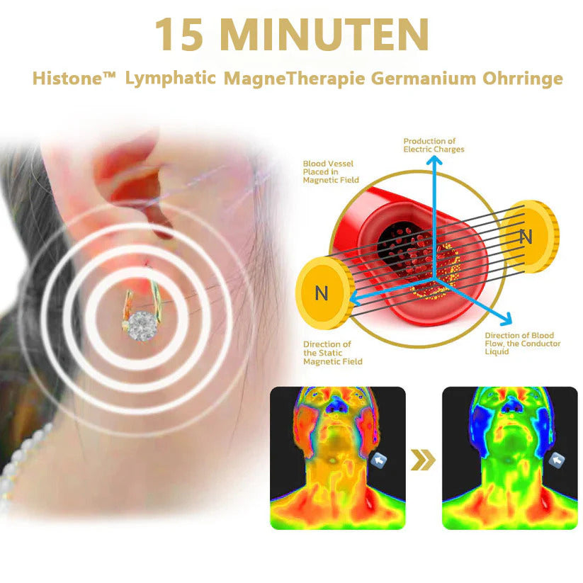 (š„LAST DAY SALE-80% OFF) Histone Lymphatic MagneTherapy Germanium Earrings