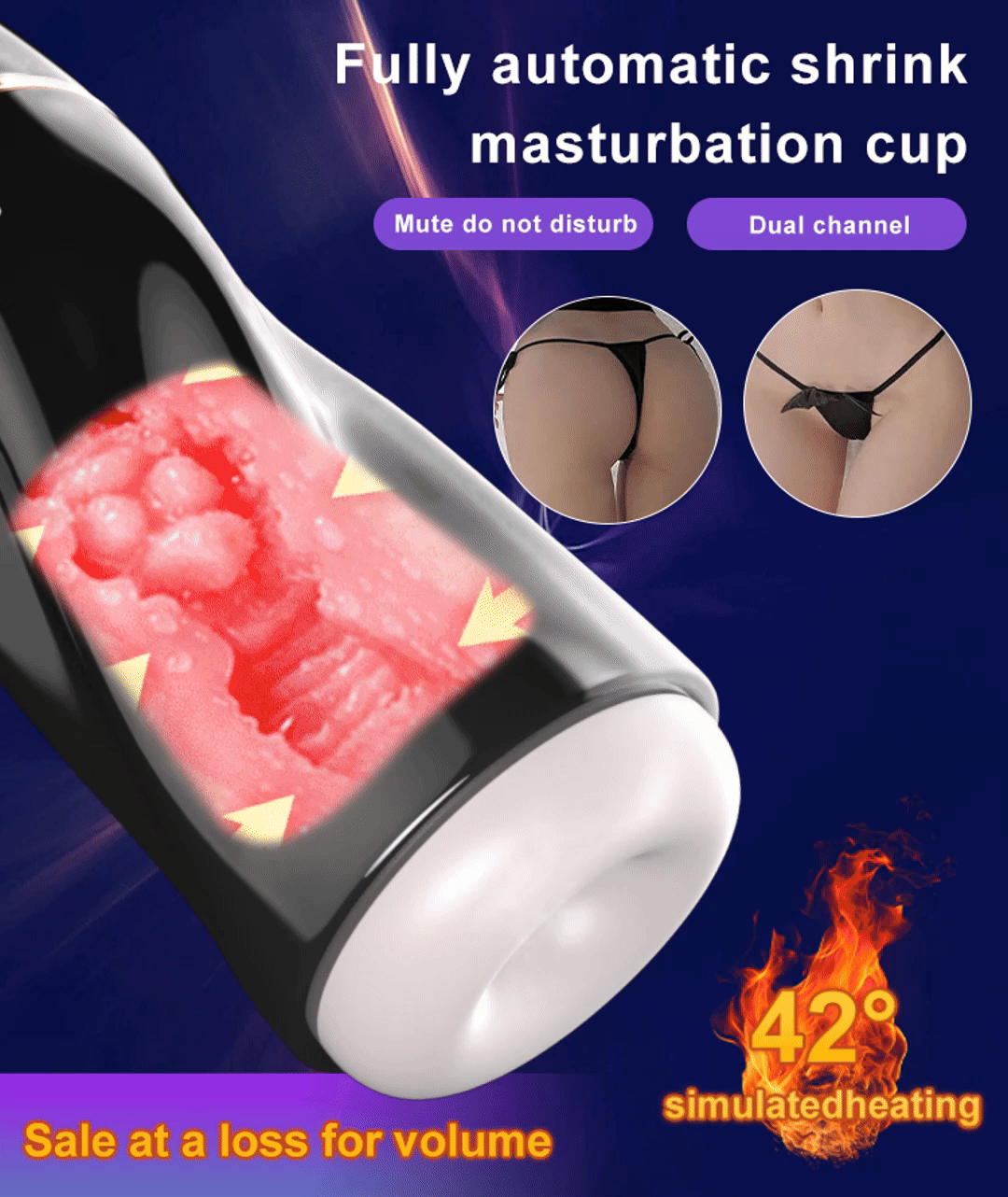 [Confidential Delivery] Automatic Masturbator with Vacuum and Vibration Functions – 18+ Only