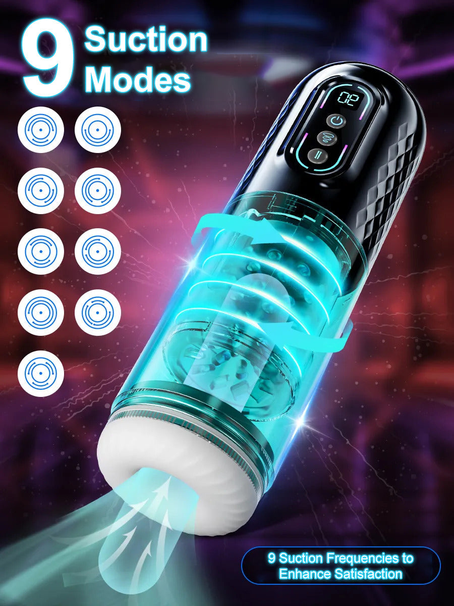 【Confidential Delivery】-Overachiever Pro - Suction, Vibrating & Stroking Masturbator
