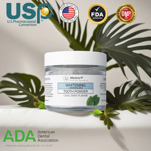 Medazy® Remineralizing & Whitening Tooth Powder–Cool Mint
